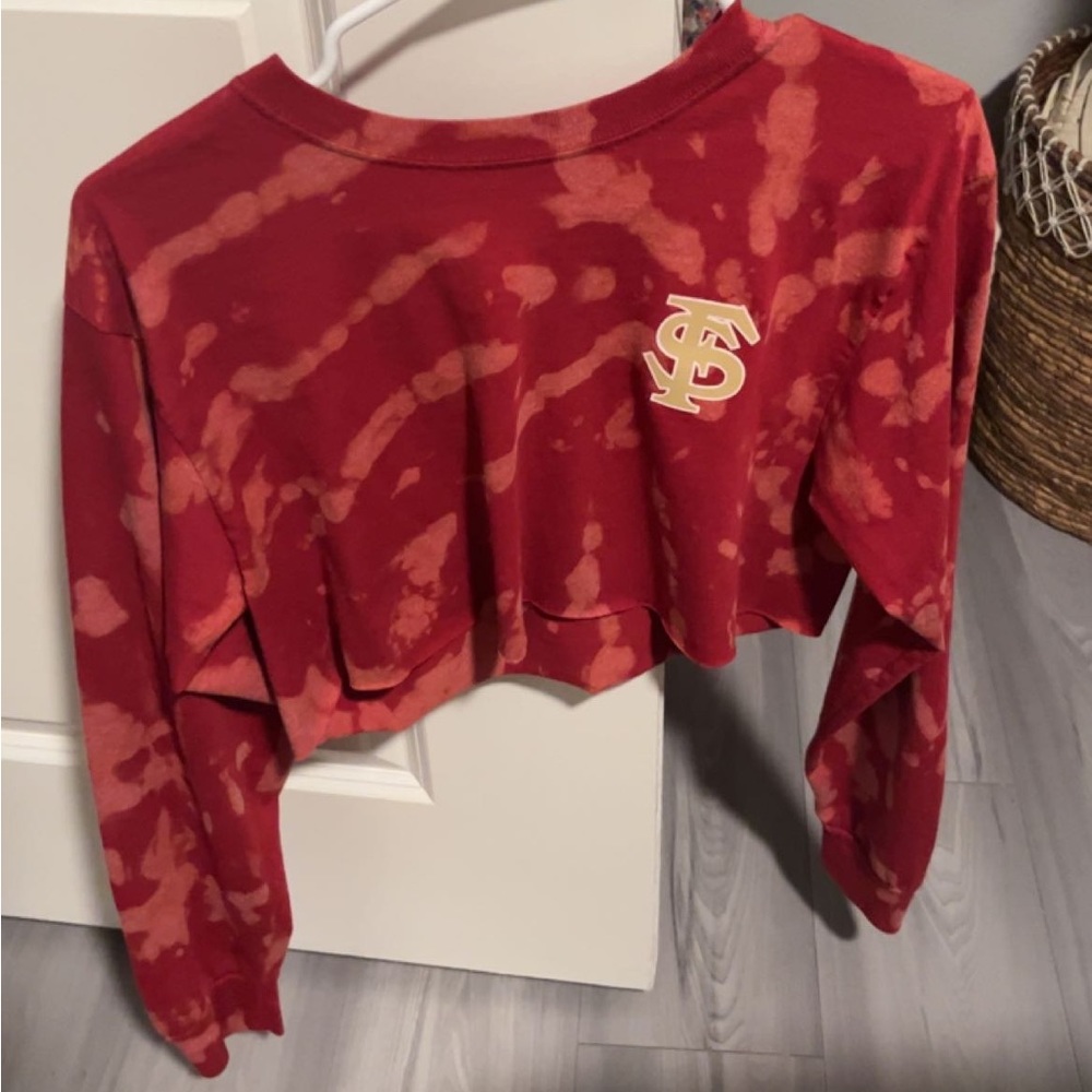 FSU cropped long sleeve